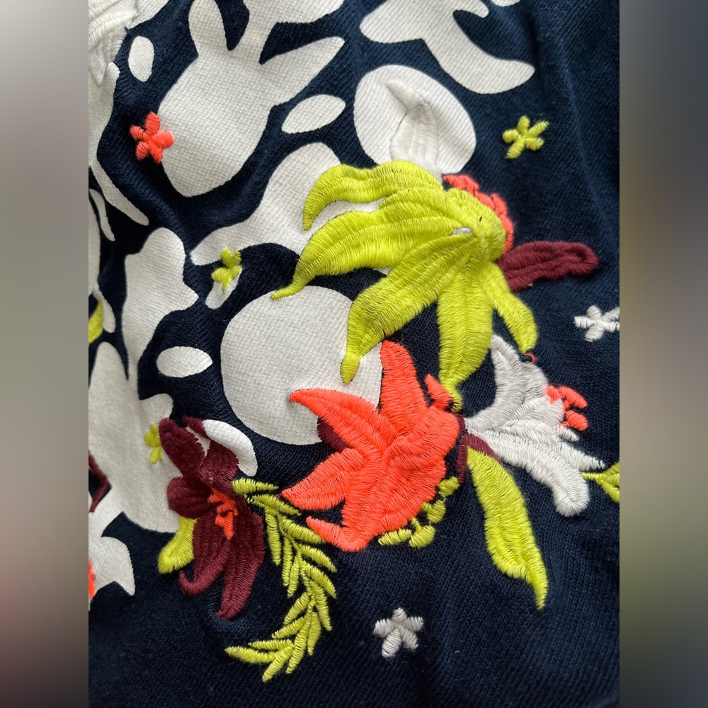 NWT FREE PEOPLE MOVEMENT Spring Forward Tunic In Midnight Navy Combo MSRP $128 - Picture 12 of 16